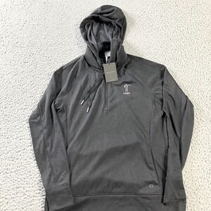 Dunning Golf LPGA Sweatshirt Hoodie Womens Medium Black Heather Golf Pullover